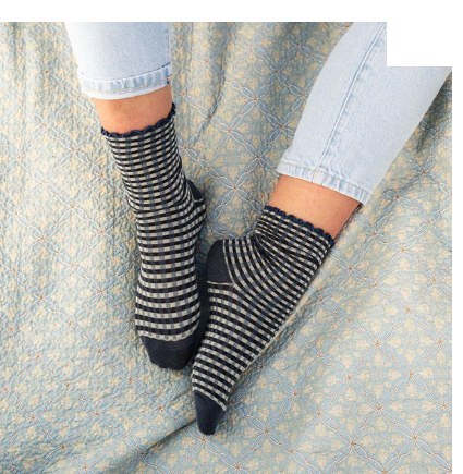 Gingham Socks